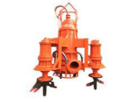 Vertical submersible sand gravel pump